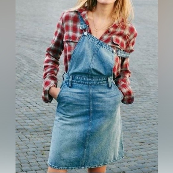 Madewell | Dresses | Madewell Blue Denim Jean Bib Jumper Overall Dress  Small | Poshmark
